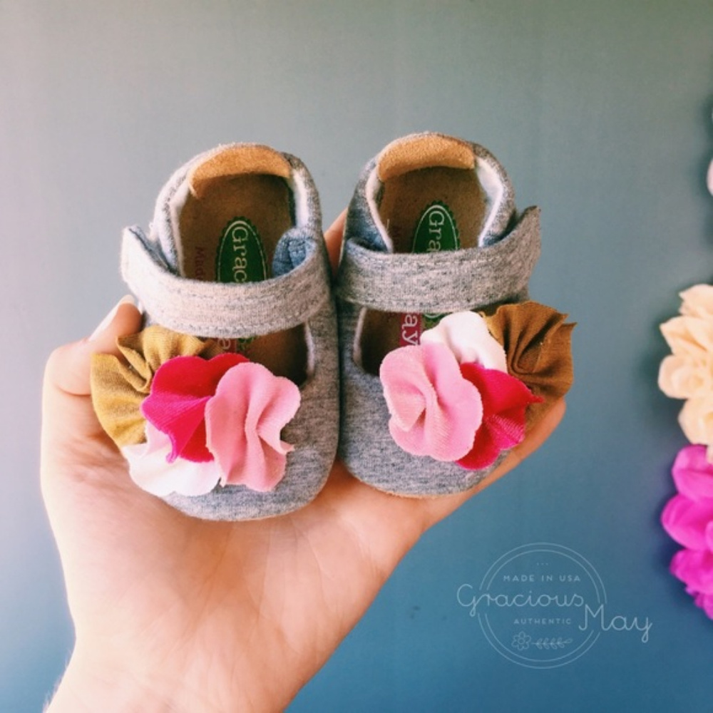 Gracious May Baby Girl Size 1 & 3 Shoes Booties